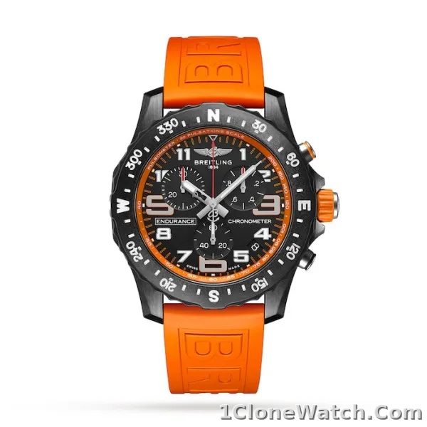 Breitling Endurance Pro Men Quartz Black Rubber Watch X82310A51B1S1