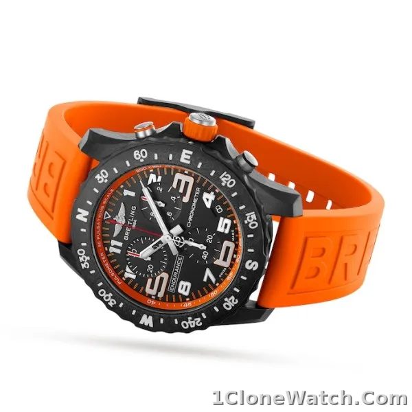 Breitling Endurance Pro Men Quartz Black Rubber Watch X82310A51B1S1 - detail