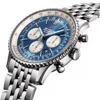 Breitling Navitimer Men Automatic Blue Stainless Steel Watch AB0127211C1A1 - view 3