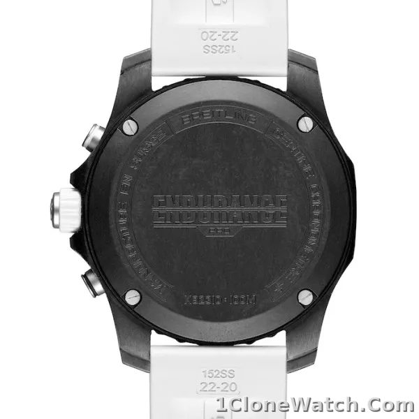 Breitling Endurance Pro Men Quartz Black Rubber Watch X82310A71B1S1 - detail