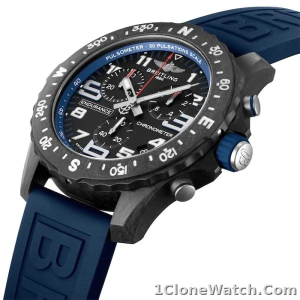 Breitling Endurance Pro Men Quartz Black Rubber Watch X82310D51B1S1 - detail