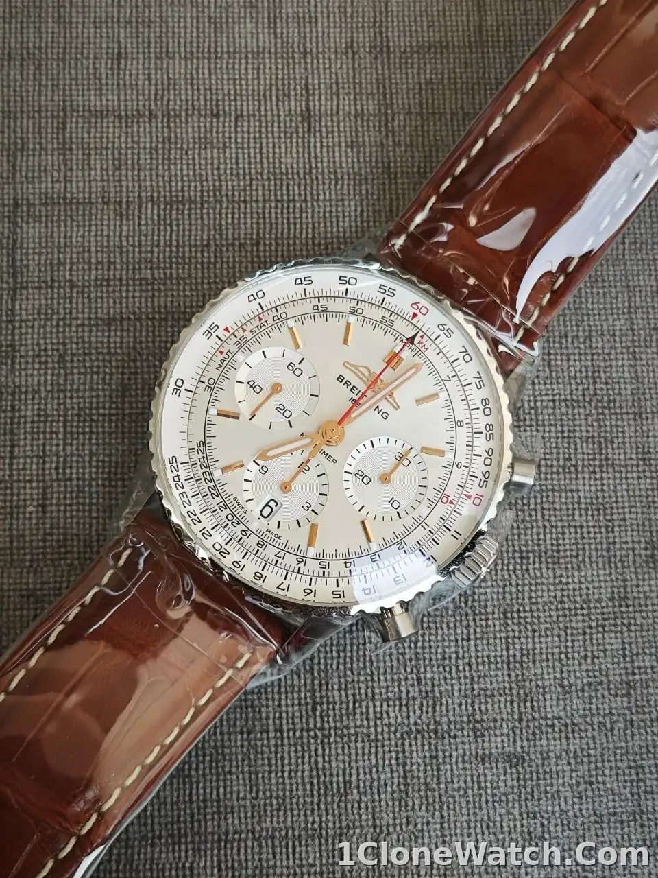 Breitling Navitimer Men Automatic Silver Stainless Steel Watch AB0139211G1A1 - detail