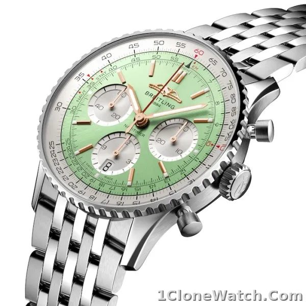 Breitling Navitimer Men Automatic Mint Stainless Steel Watch AB0139211L1A1 - detail