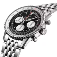 Breitling Navitimer Men Automatic Black Stainless Steel Watch AB0121211B1A1 - view 3