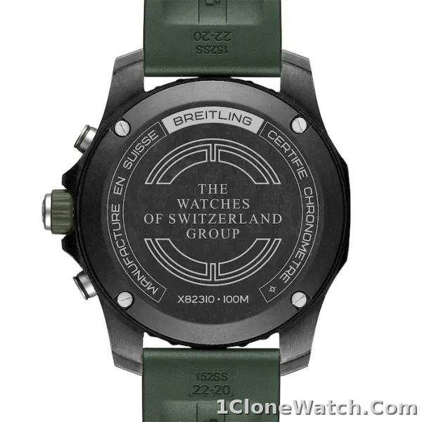 Breitling Endurance Pro Men Quartz Green Rubber Watch X823106B1L1S1 - detail