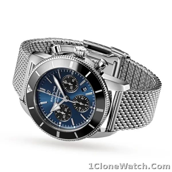 Breitling Superocean Heritage Men Automatic Blue Stainless Steel Watch AB0162121C1A1 - detail