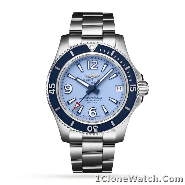 Breitling Superocean Women Automatic Blue Stainless Steel Watch A17316D81C1A1