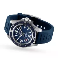 Breitling Superocean Men Automatic Blue Rubber Watch A17366D81C1S2 - view 4