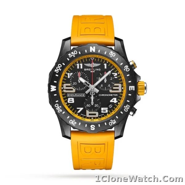 Breitling Endurance Pro Men Quartz Black Rubber Watch X82310A41B1S1