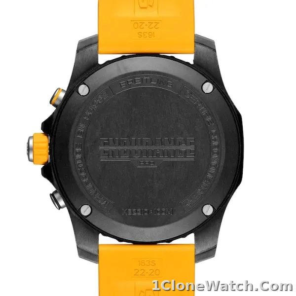 Breitling Endurance Pro Men Quartz Black Rubber Watch X82310A41B1S1 - detail