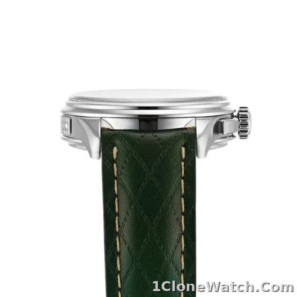 Breitling Premier Bentley Men Automatic Green Leather Watch AB0118A11L1X1 - detail