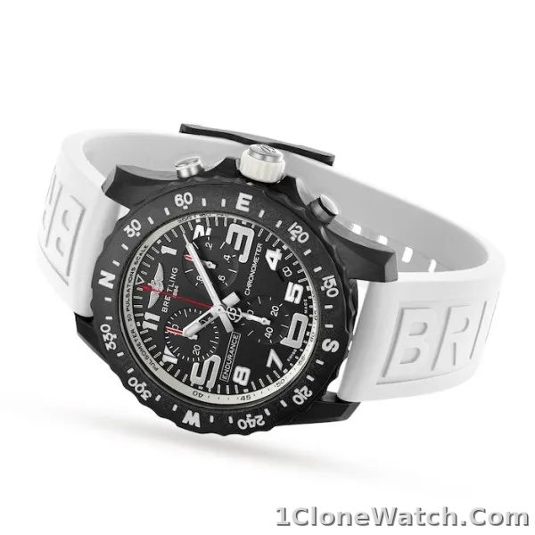 Breitling Endurance Pro Men Quartz Black Rubber Watch X82310A71B1S1 - detail
