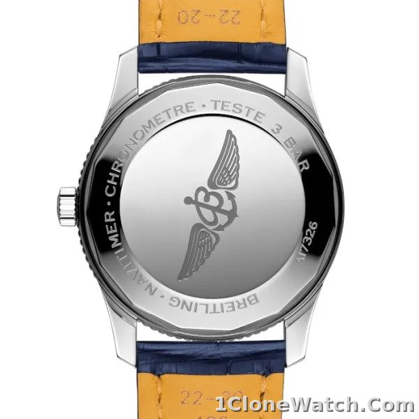 Breitling Navitimer Men Automatic Blue Alligator Watch A17326161C1P3 - detail