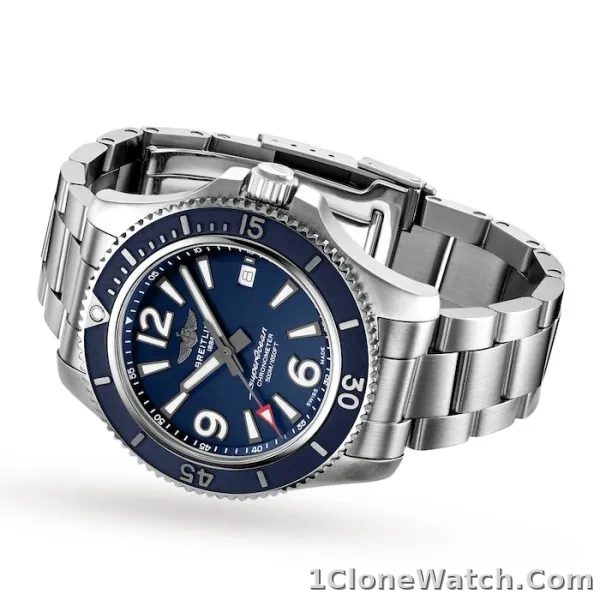 Breitling Superocean Men Automatic Blue Stainless Steel Watch A17366D81C1A1 - detail