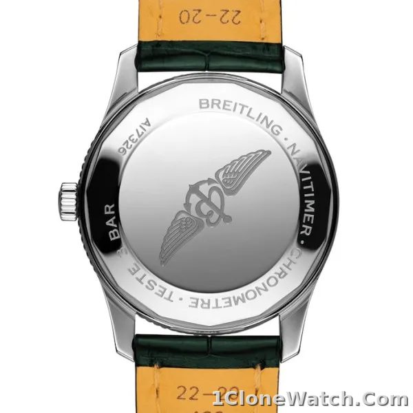 Breitling Navitimer Men Automatic Green Alligator Watch A17326361L1P2 - detail