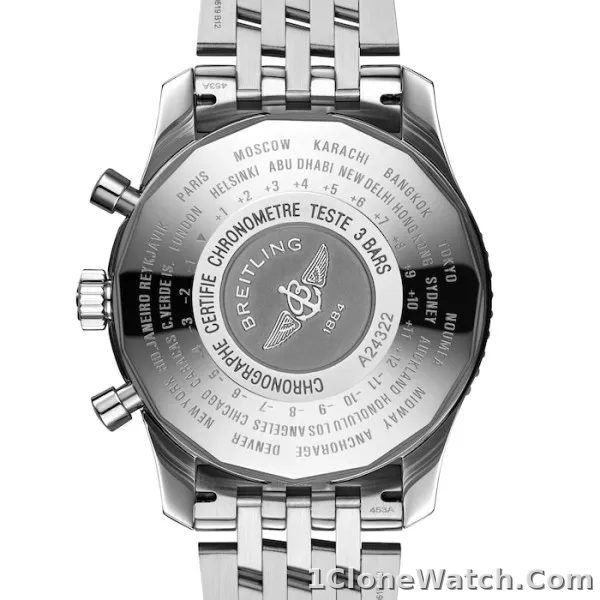 Breitling Navitimer Men Automatic Black Stainless Steel Watch A24322121B2A1 - detail