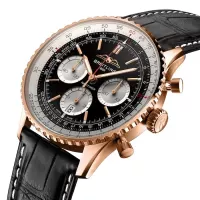 Breitling Navitimer Men Automatic Black Alligator Watch RB0138211B1P1 - view 4