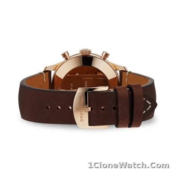 Breitling Navitimer Men Automatic Brown Leather Watch RB0910371B1X1 - detail