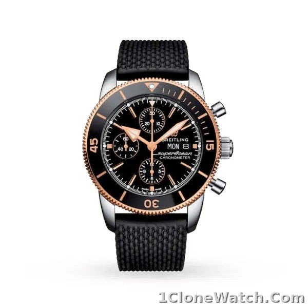 Breitling Superocean Heritage Men Automatic Black Rubber Watch U13313121B1S1