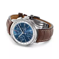 Breitling Premier Men Automatic Blue Crocodile Watch A13315351C1P1 - view 4