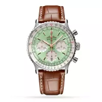 Breitling Navitimer Men Automatic Mint Alligator Watch AB0139211L1P1 - view 1