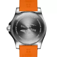 Breitling Superocean Women Automatic Orange Rubber Watch A17316D71O1S1 - view 5
