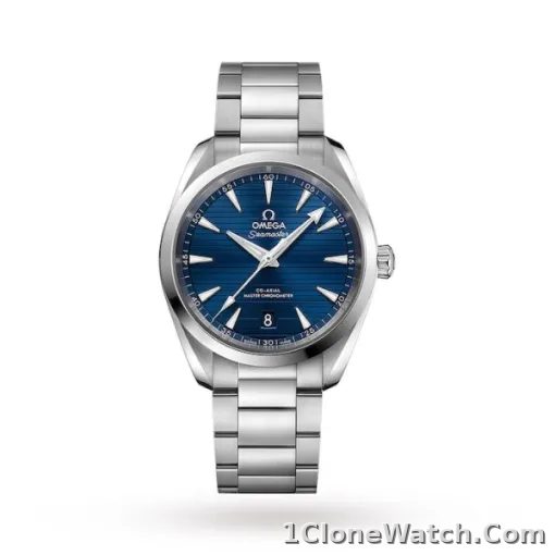 Omega Seamaster Aqua Terra Men Automatic Blue Stainless Steel Watch O22010382003001