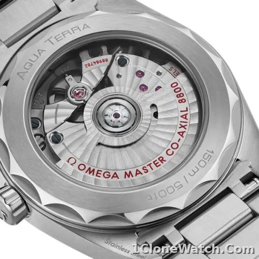 Omega Seamaster Aqua Terra Men Automatic Blue Stainless Steel Watch O22010382003001 - detail