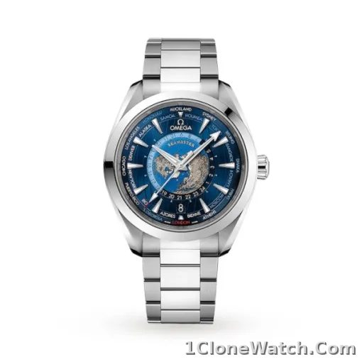 Omega Seamaster Aqua Terra Men Automatic Blue Stainless Steel Watch O22010432203001