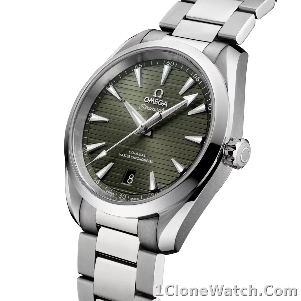 Omega Seamaster Aqua Terra Men Automatic Green Stainless Steel Watch O22010412110001 - detail