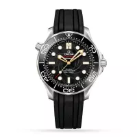 Omega Seamaster Men Automatic Black Rubber Watch COMPLETE BOND BOX SET - view 1