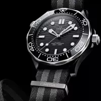 Omega Seamaster Men Automatic Black Fabric 007 Watch O21092442001002 - view 3