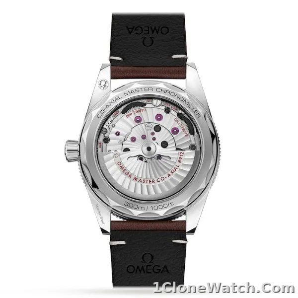 Omega Seamaster Men Automatic Black Calf Watch O23432412101001 - detail