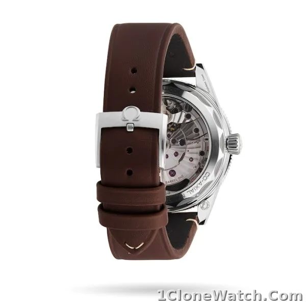 Omega Seamaster Men Automatic Black Calf Watch O23432412101001 - detail