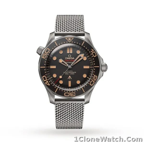 Omega Seamaster Men Automatic Black Titanium 007 Watch O21090422001001