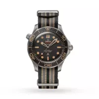 Omega Seamaster Men Automatic Black Fabric 007 Watch O21092422001001 - view 1