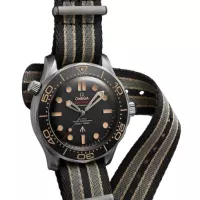 Omega Seamaster Men Automatic Black Fabric 007 Watch O21092422001001 - view 7