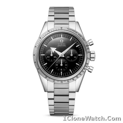 Omega Speedmaster Men Automatic Black 18ct White Gold Watch O31150393001001