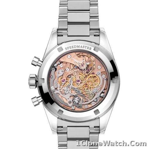Omega Speedmaster Men Automatic Black 18ct White Gold Watch O31150393001001 - detail