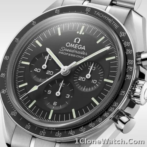 Omega Speedmaster Men Automatic Black Stainless Steel Watch O31030425001002 - detail
