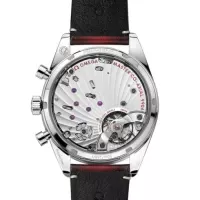 Omega Speedmaster Men Automatic Red Leather Watch O33212415111001 - view 3