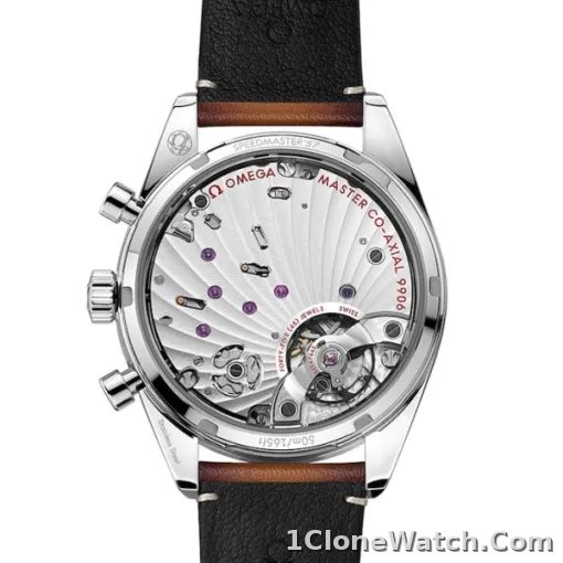 Omega Speedmaster Men Automatic Black Leather Watch O33212415101001 - detail