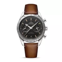 Omega Speedmaster Men Automatic Black Leather Watch O33212415101001 - view 1