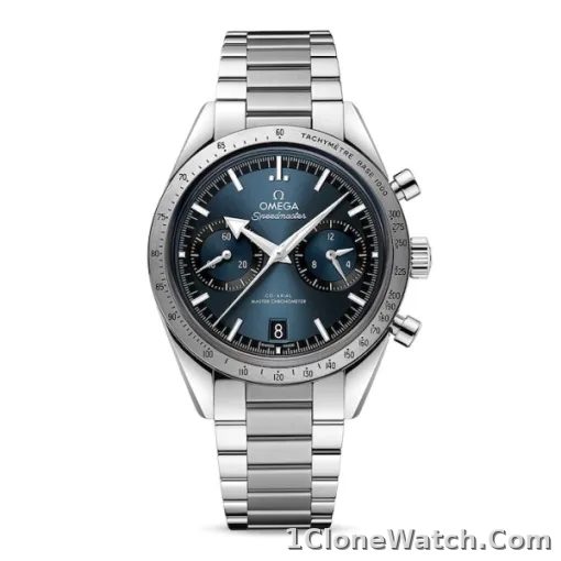 Omega Speedmaster Men Automatic Blue Stainless Steel Watch O33210415103001