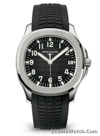 Patek Philippe Aquanaut Date Black Strap Stainless Steel 5167A-001