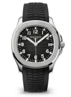 Patek Philippe Aquanaut Date Black Strap Stainless Steel 5167A-001 - view 1
