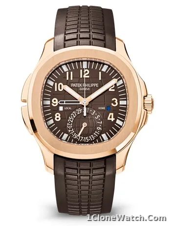 Patek Philippe Aquanaut Travel Time Rose Gold Watch 5164R-001