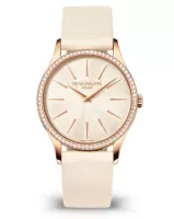 Patek Philippe Calatrava Diamond Cream Dial Ladies Watch 4897R-010 - view 1