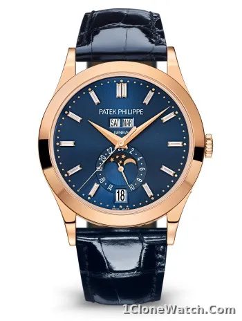 Patek Philippe Complications Rose Gold Diamond   Blue Dial 5396R-015