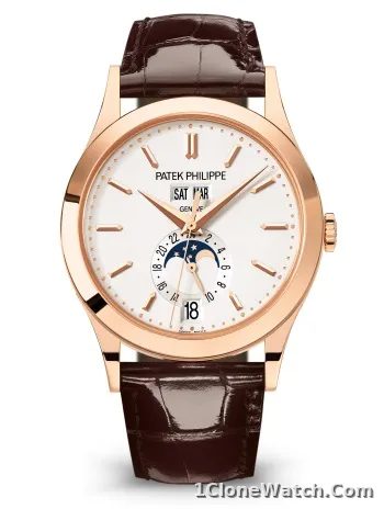 Patek Philippe Complications Rose Gold Silver Dial Watch 5396R-011